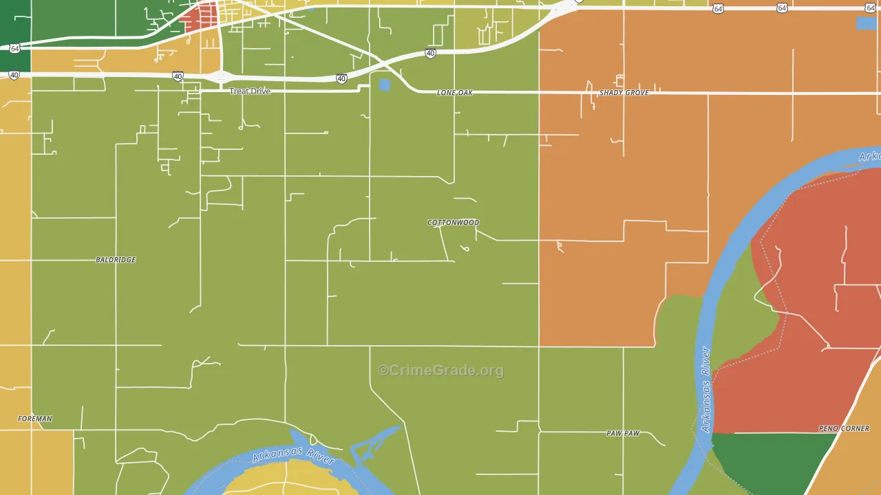 Paw Paw, OK Map of Murder Rates
