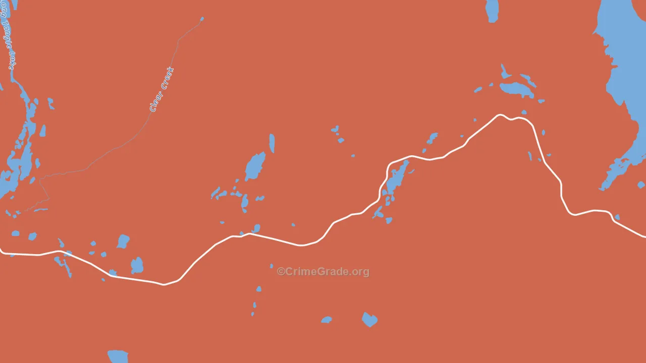Paxson, AK Map of Murder Rates