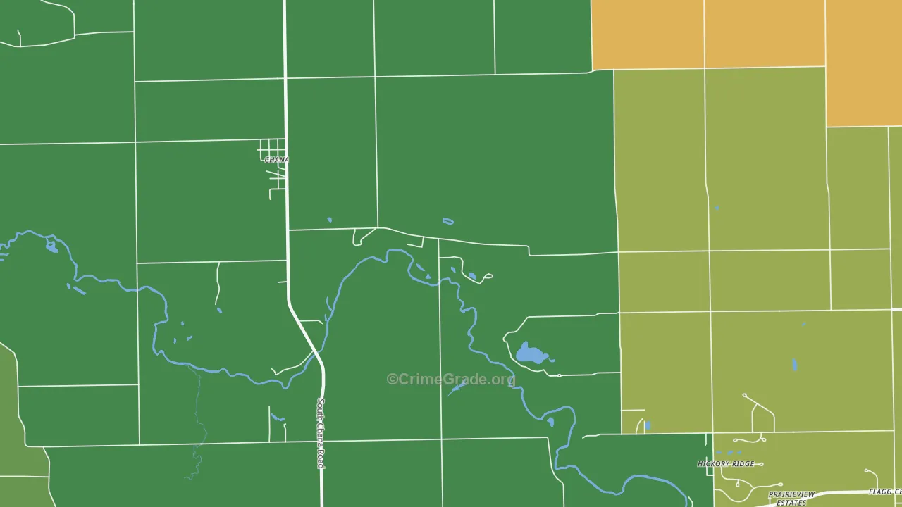 Paynes Point, IL Map of Murder Rates