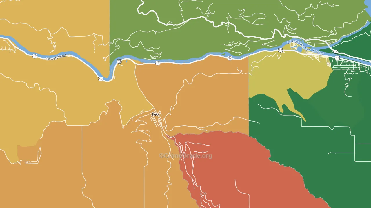 Peck, ID Map of Murder Rates