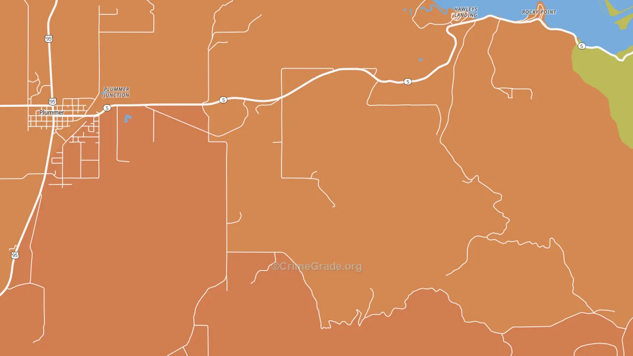 Pedee, ID Map of Murder Rates
