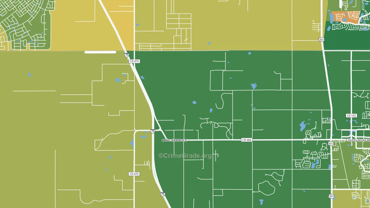 Pedro, FL Map of Murder Rates
