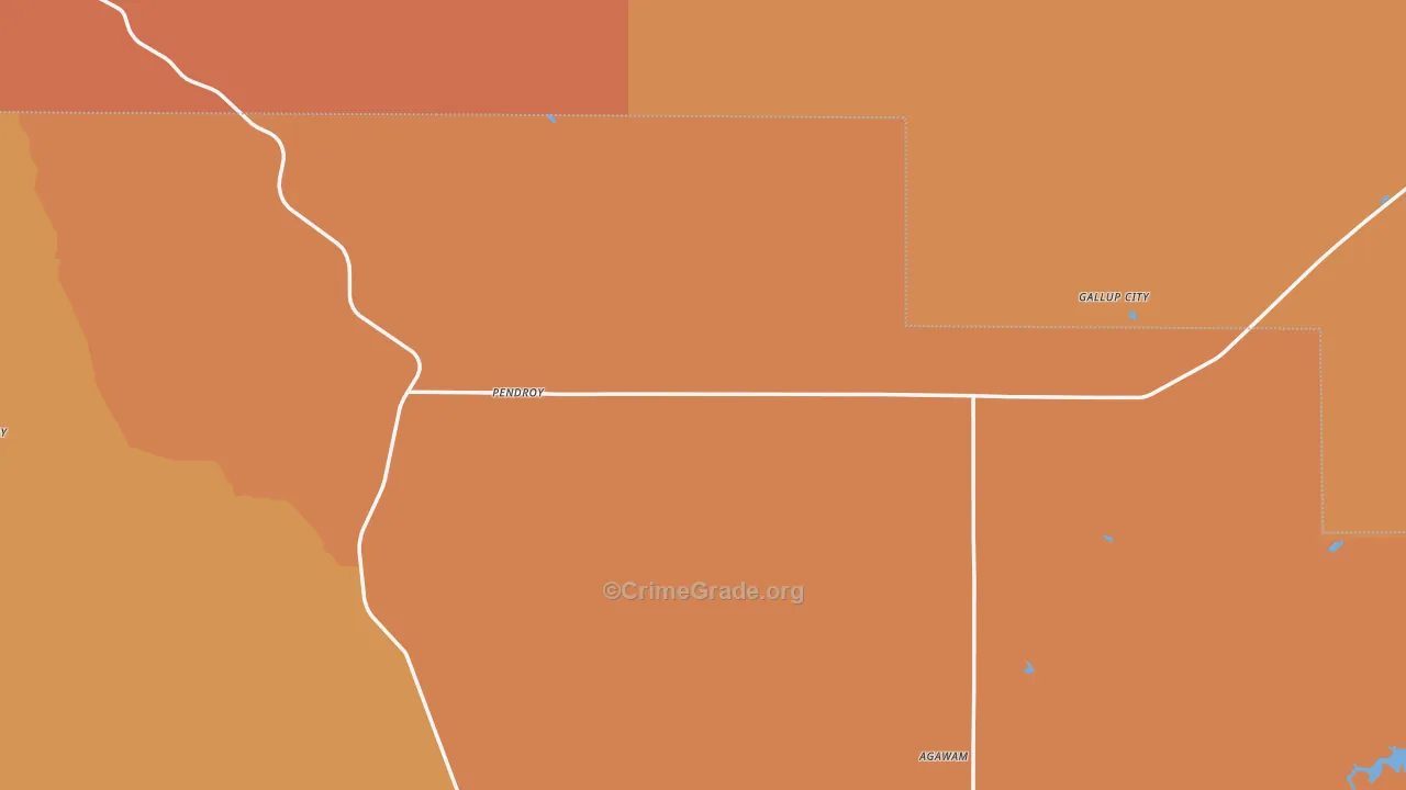 Pendroy, MT Map of Murder Rates