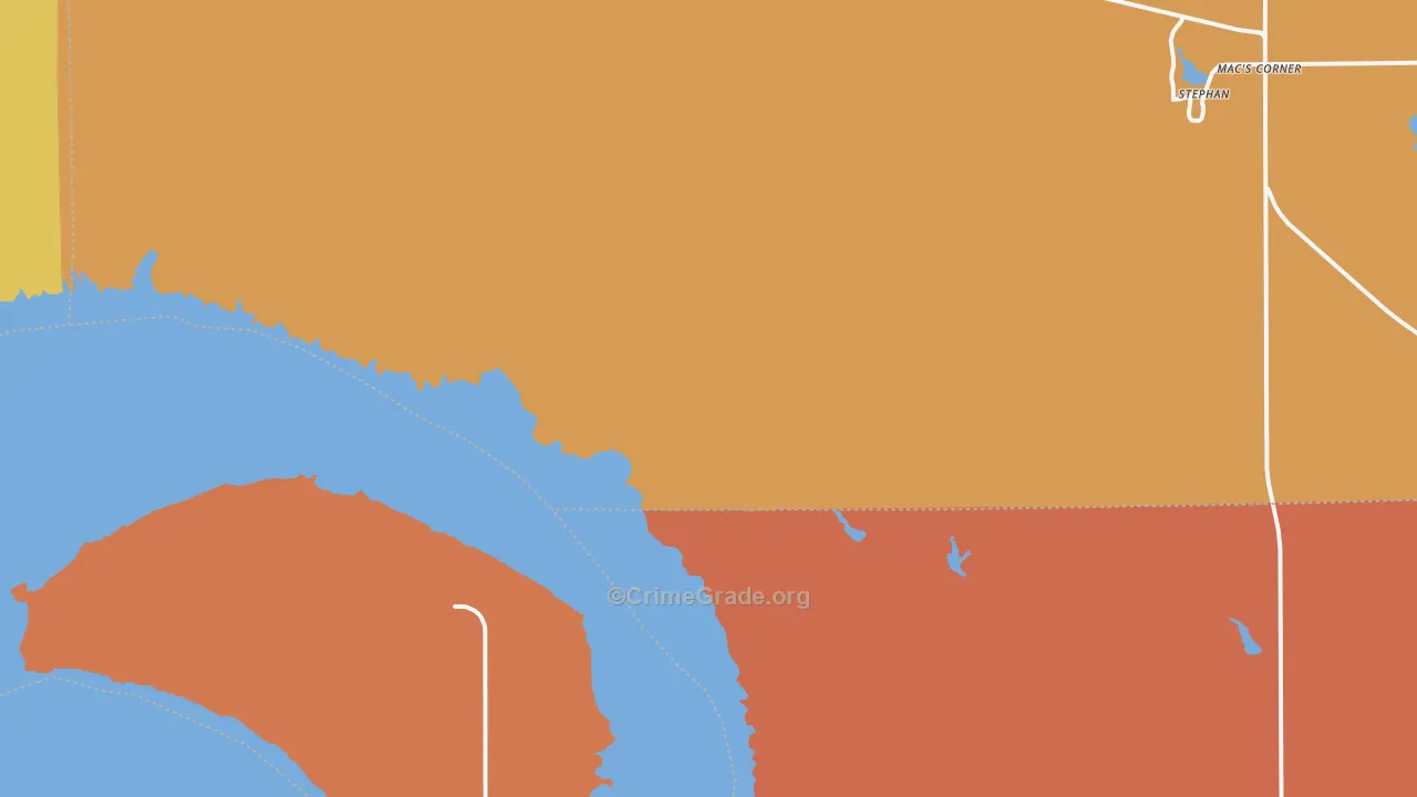 Peno, SD Map of Murder Rates