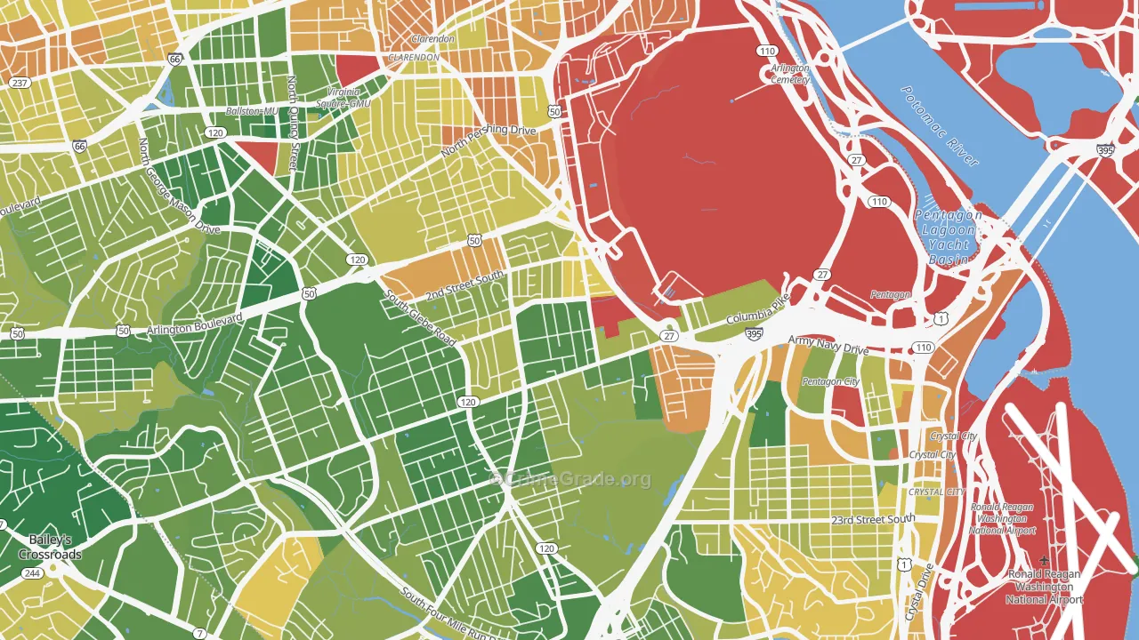 Penrose, Arlington, VA Map of Murder Rates
