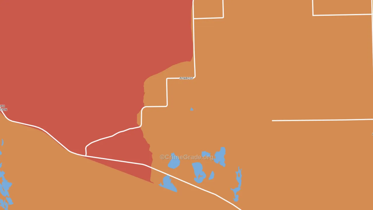 Penrose, UT Map of Murder Rates
