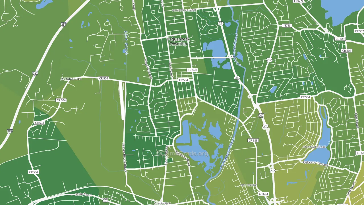 Pequannock, NJ Map of Murder Rates
