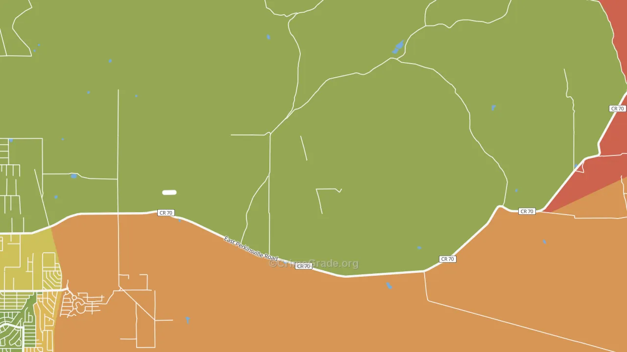 Perkinsville, AZ Map of Murder Rates