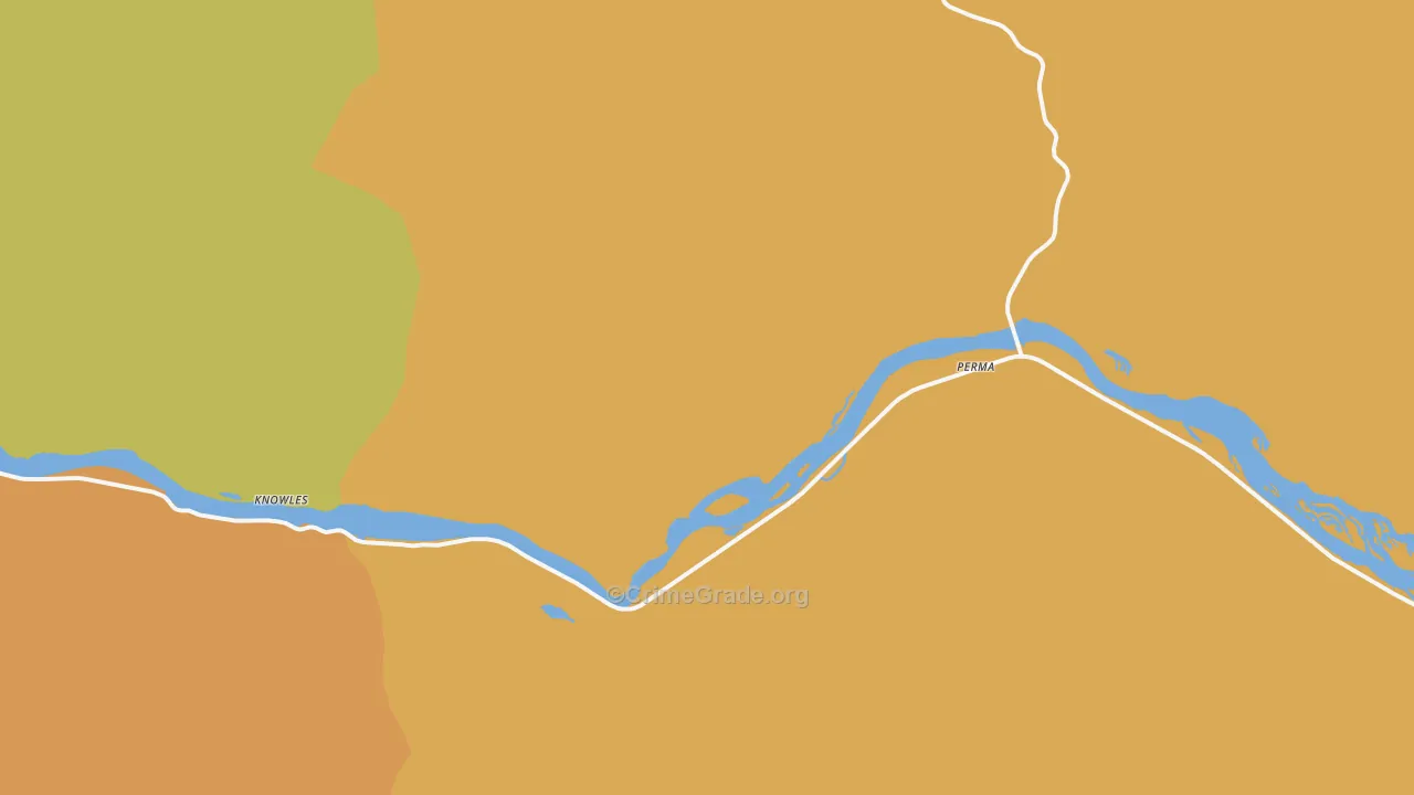 Perma, MT Map of Murder Rates