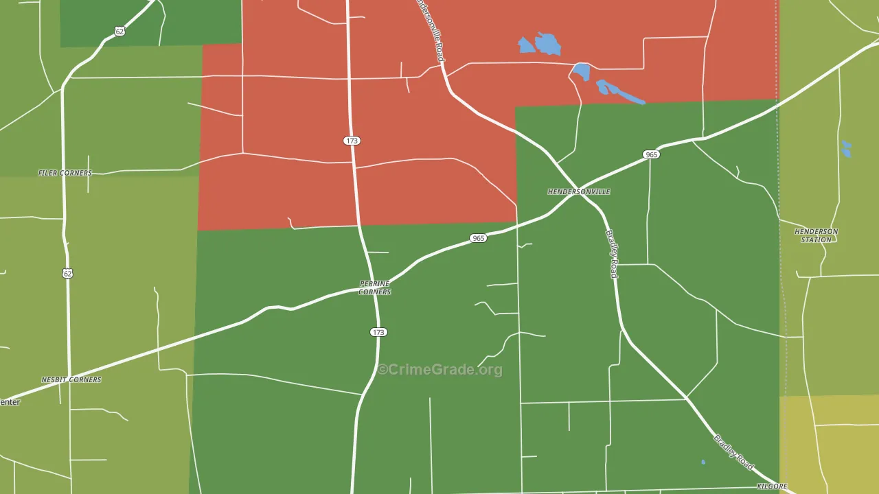 Perrine Corners, PA Map of Murder Rates
