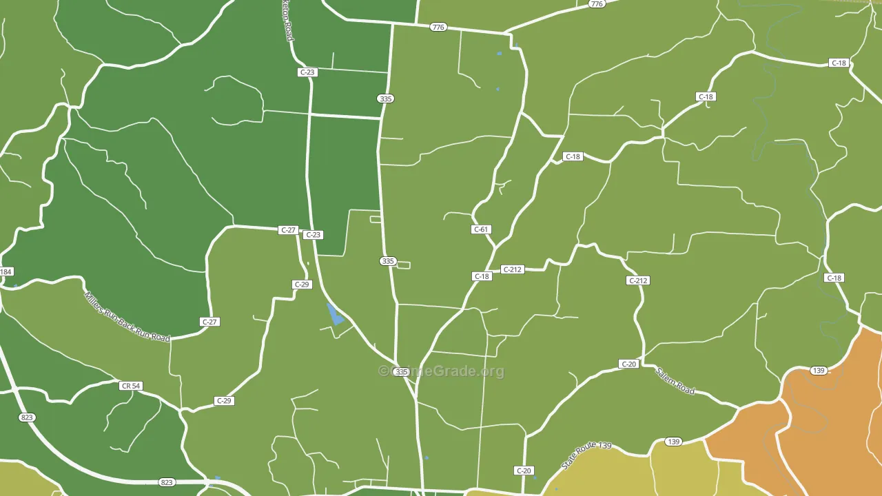 Perry Addition, OH Map of Murder Rates