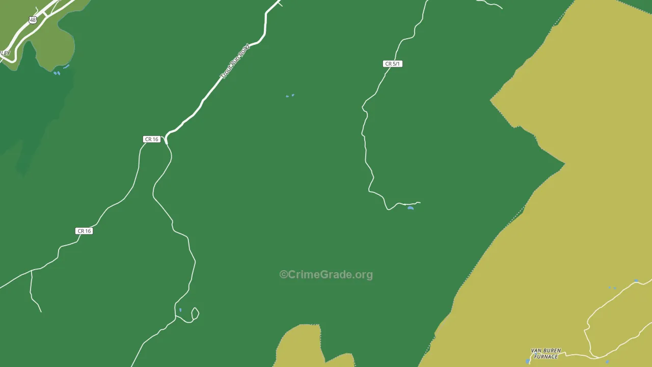 Perry, WV Map of Murder Rates