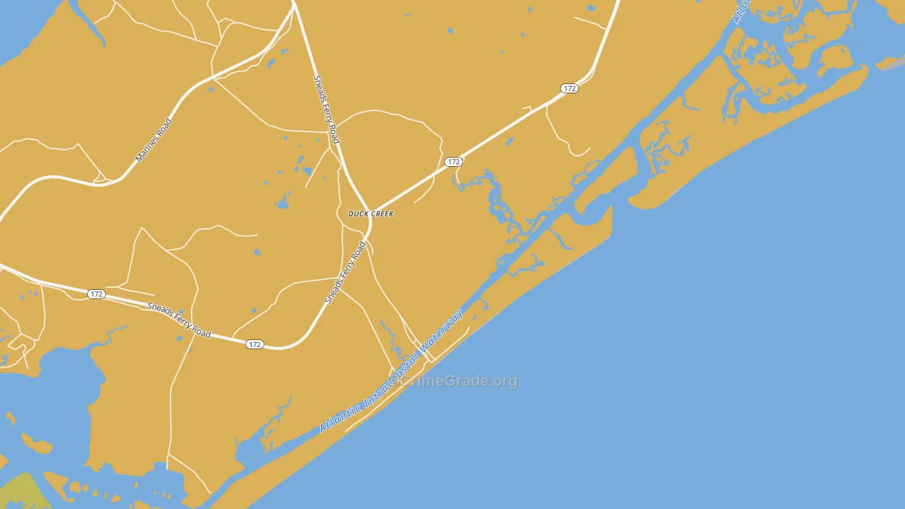 Peru, NC Map of Murder Rates