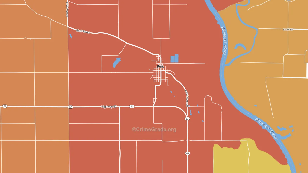 Peru, NE Map of Murder Rates