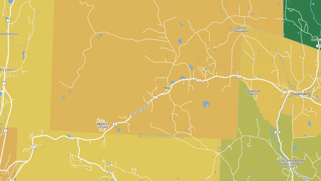 Peru, VT Map of Murder Rates