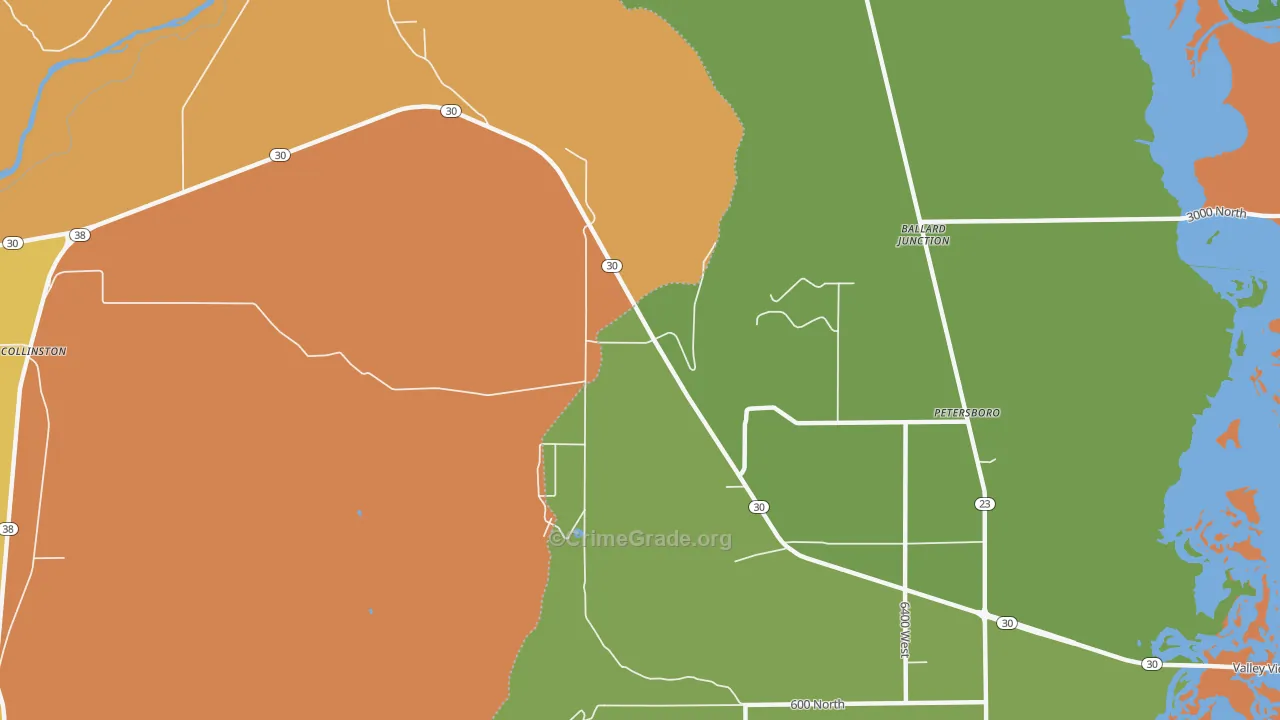 Peter, UT Map of Murder Rates