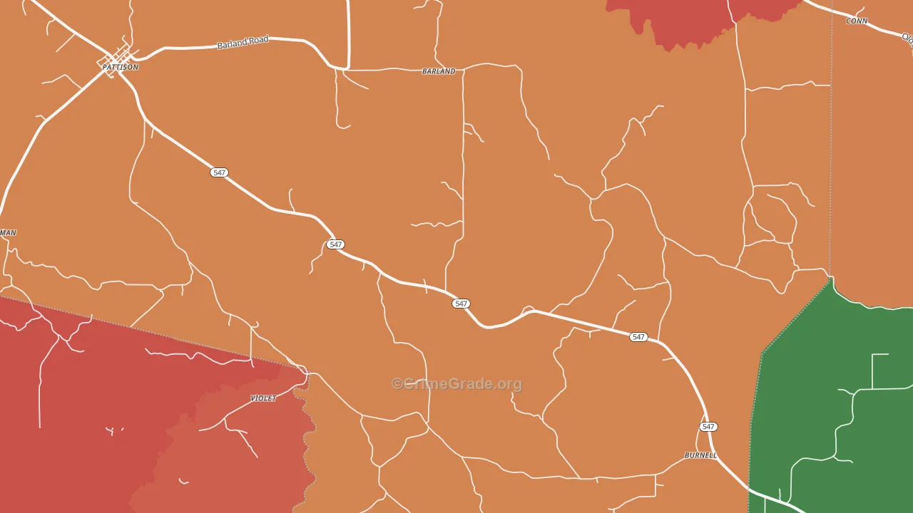 Peyton, MS Map of Murder Rates