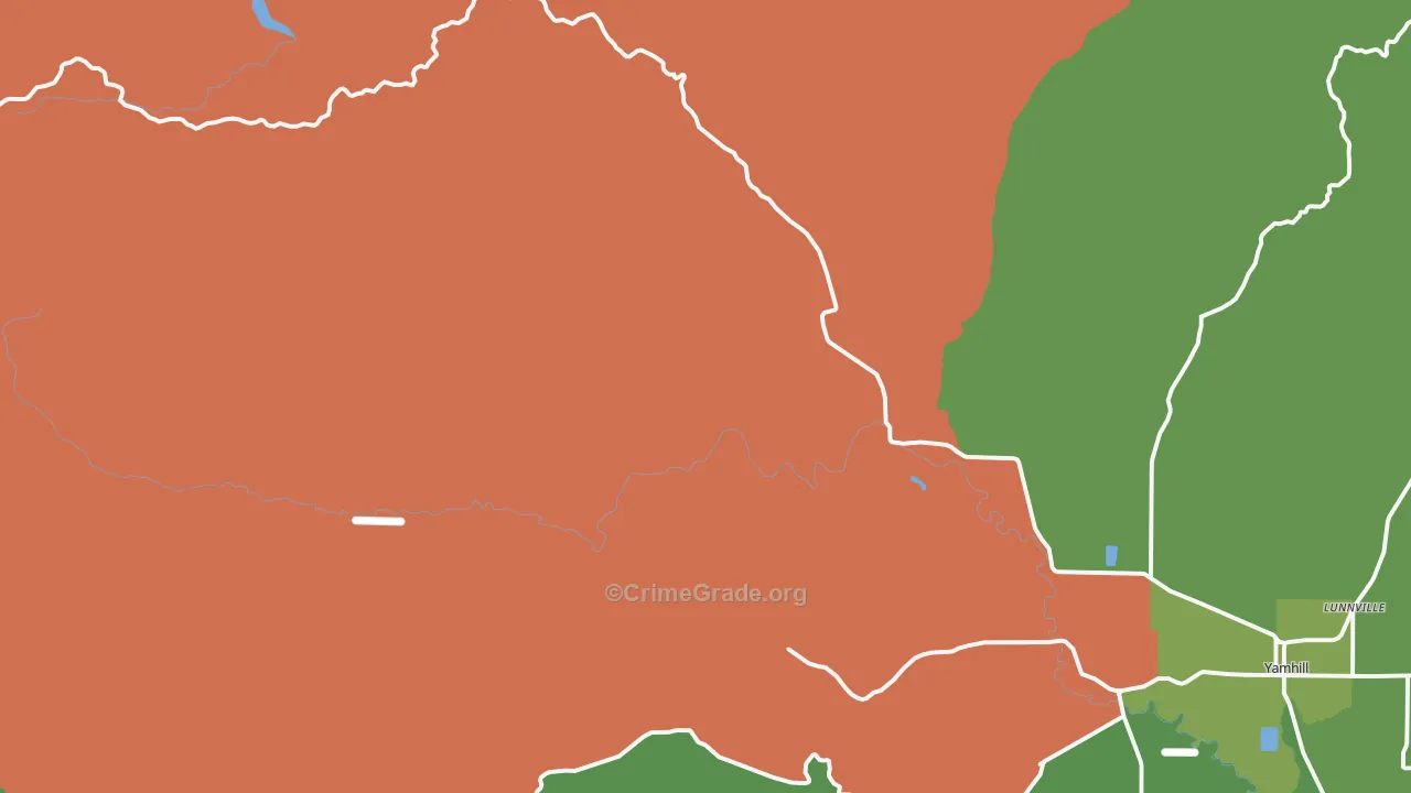 Pike, OR Map of Murder Rates