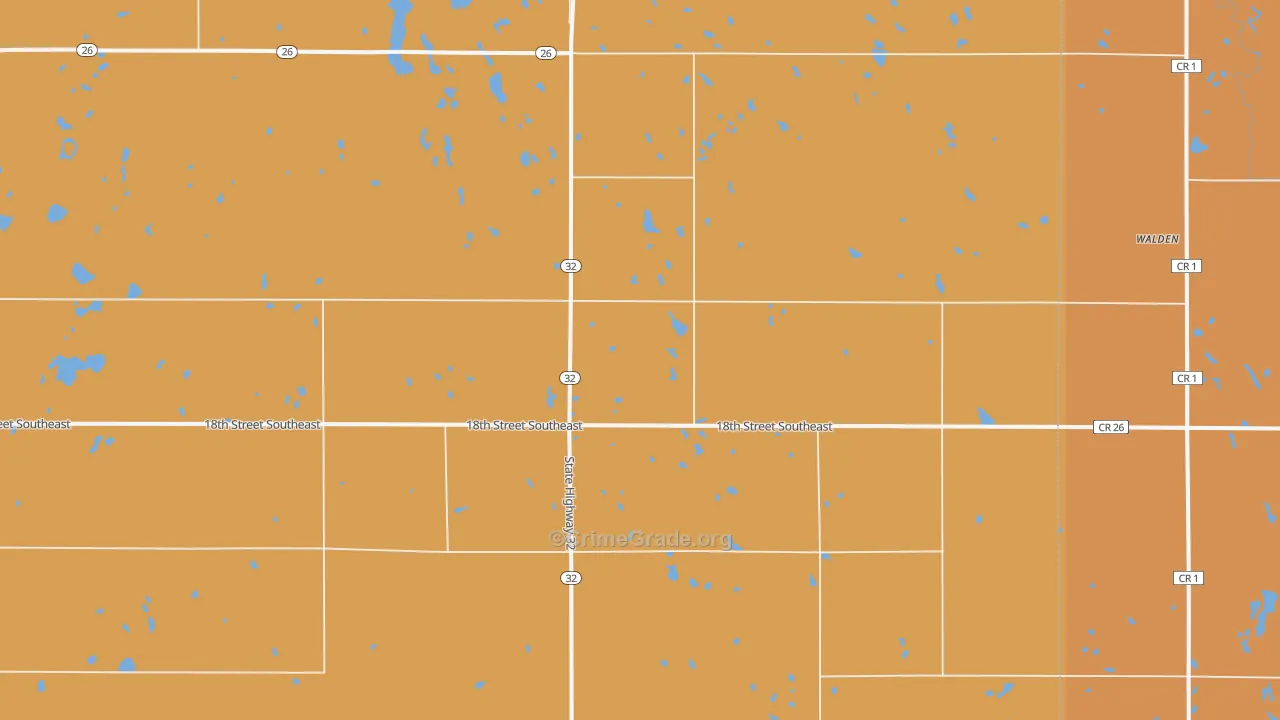 Pillsbury, ND Map of Murder Rates