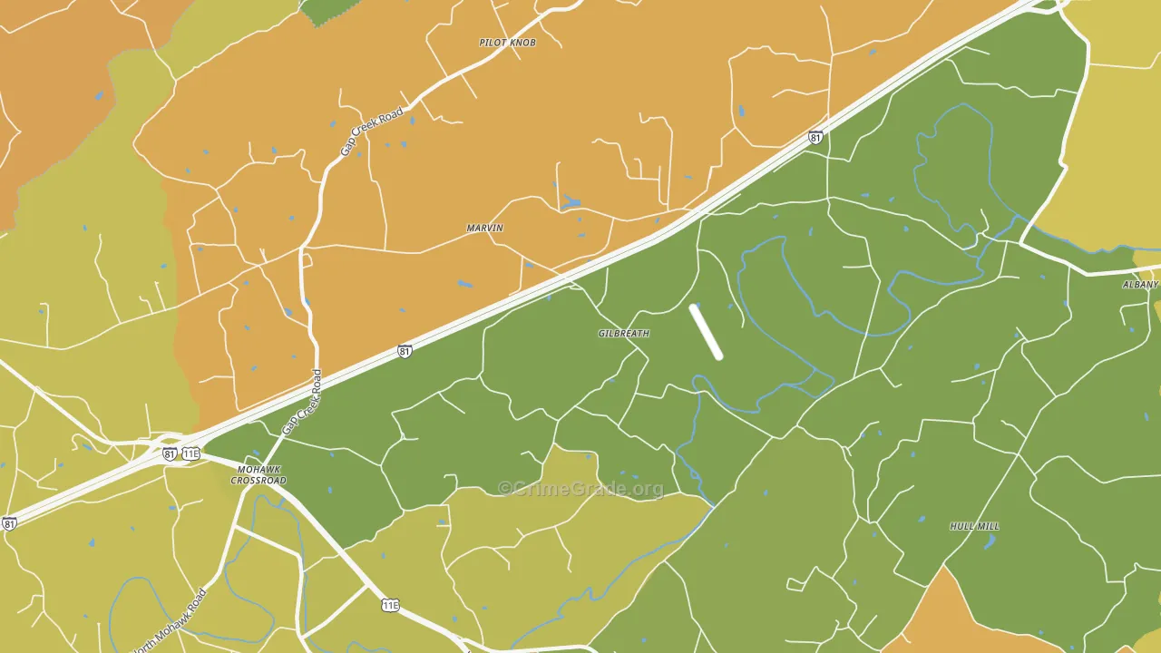 Pilot Knob, TN Map of Murder Rates
