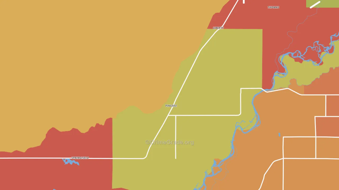 Pingree, ID Map of Murder Rates