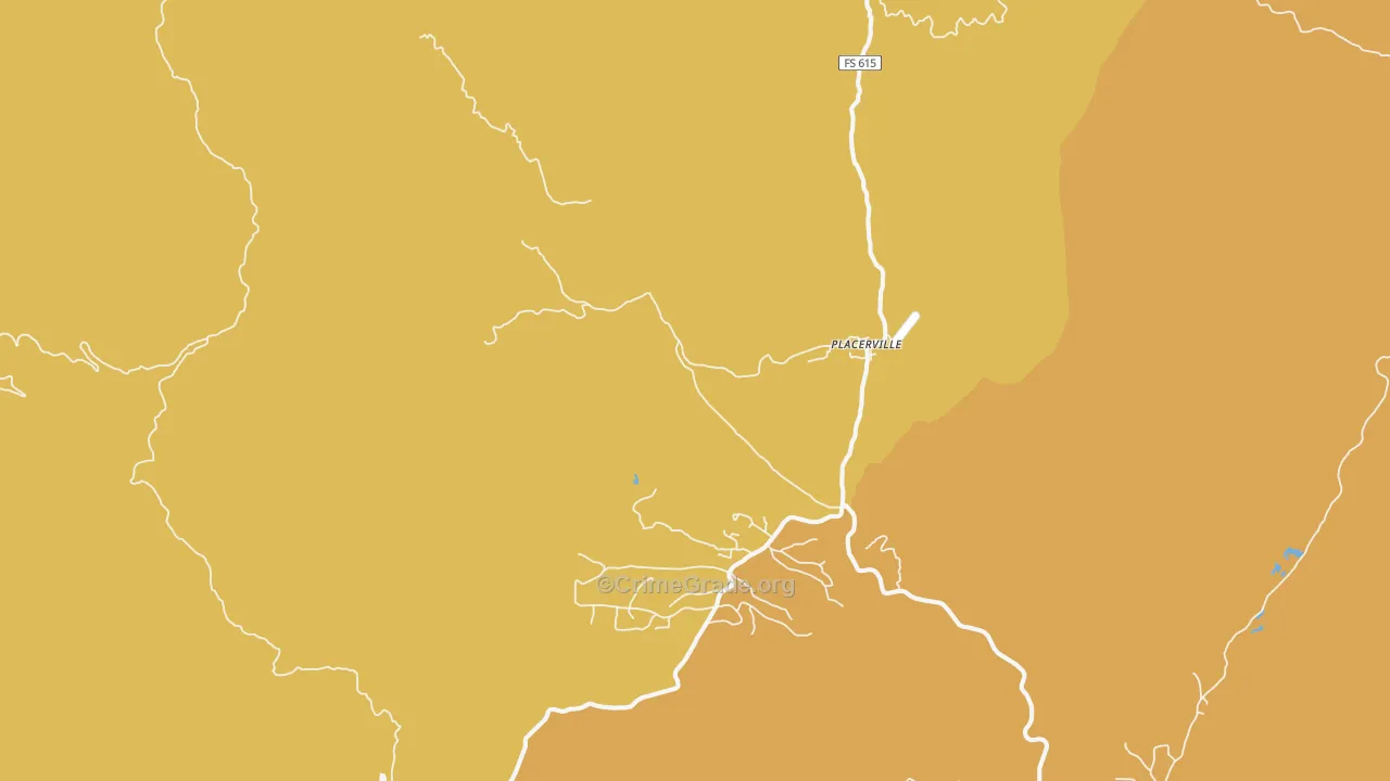 Placerville, ID Map of Murder Rates