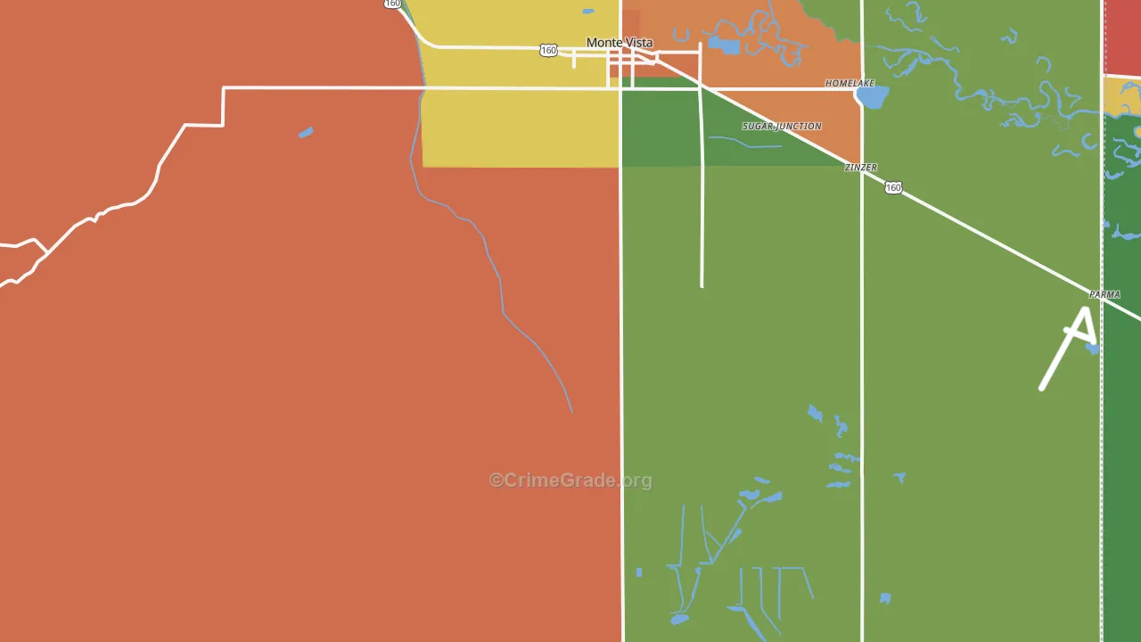 Platoro, CO Map of Murder Rates