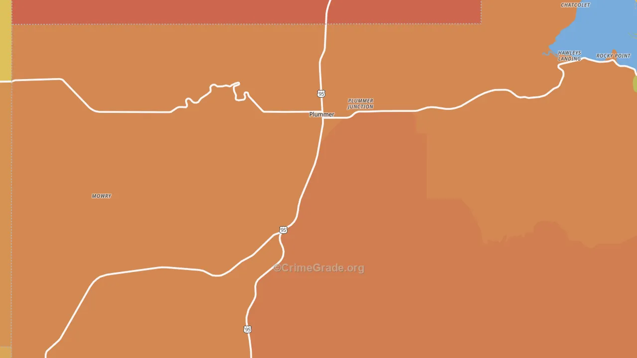 Plummer, ID Map of Murder Rates