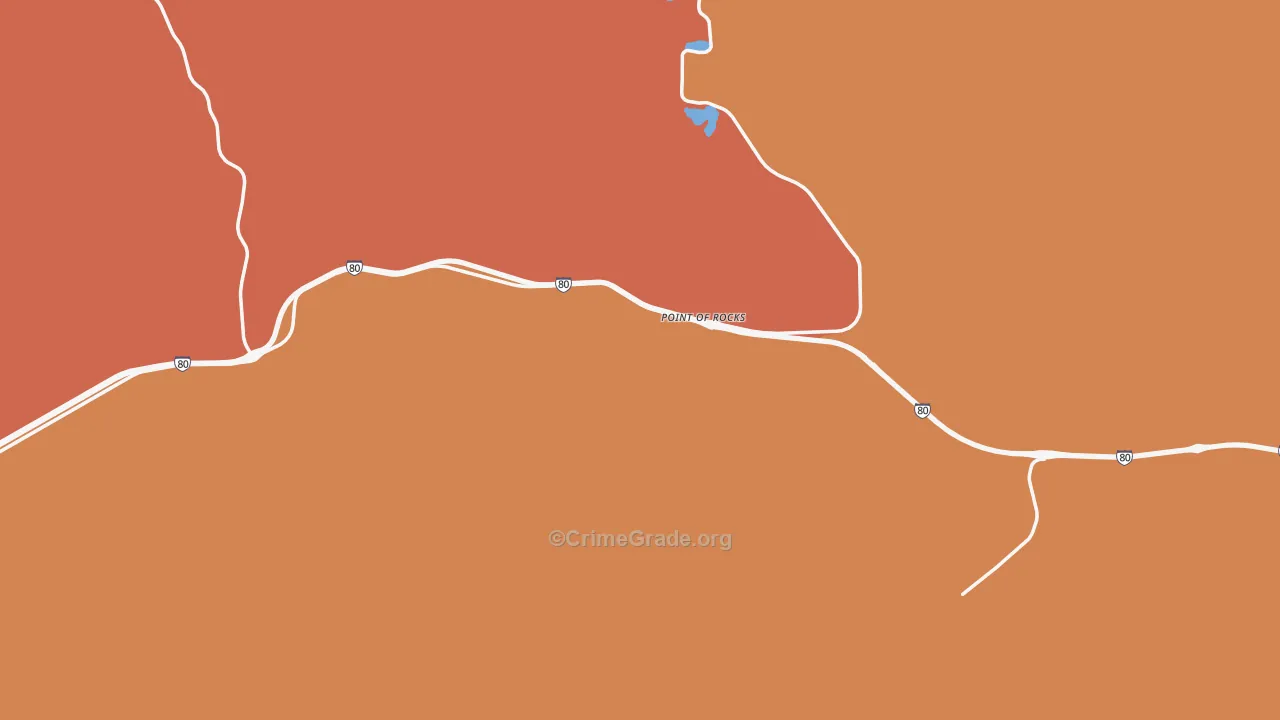 Point Of Rocks, WY Map of Murder Rates
