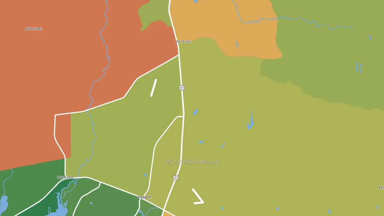 Point Washington, FL Map of Murder Rates
