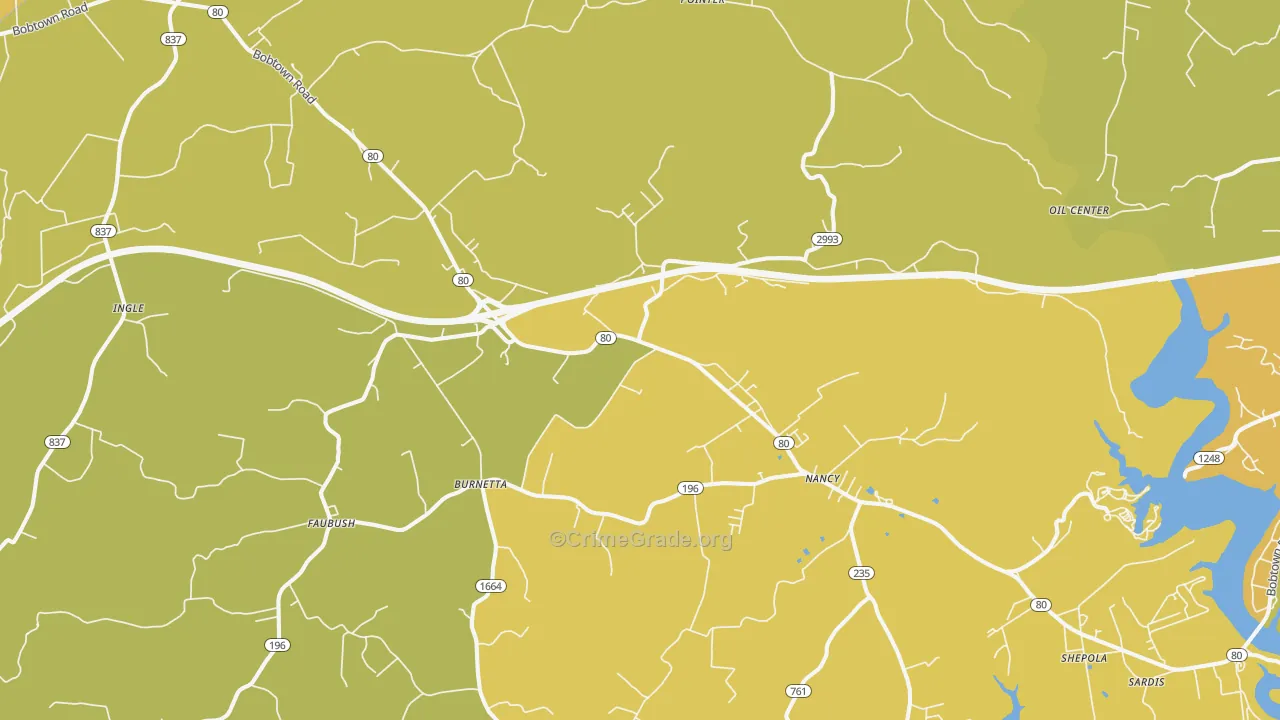 Pointer, KY Map of Murder Rates