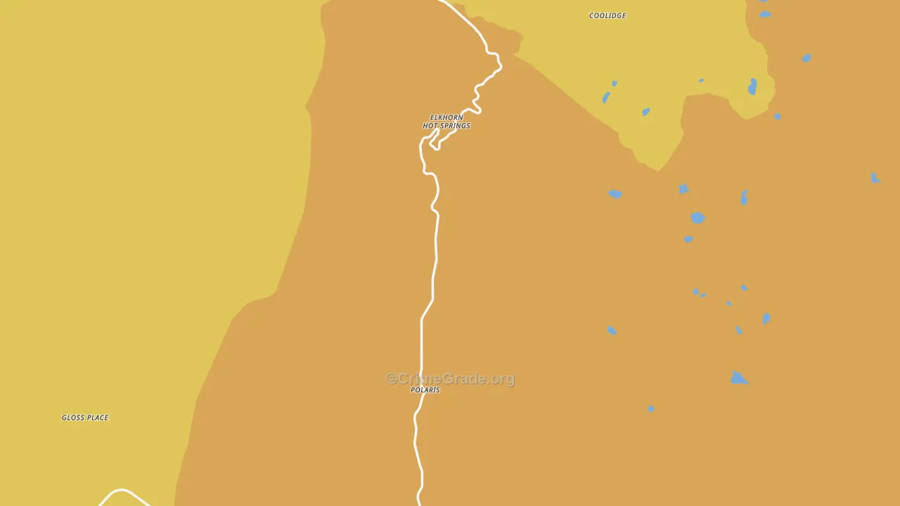 Polaris, MT Map of Murder Rates
