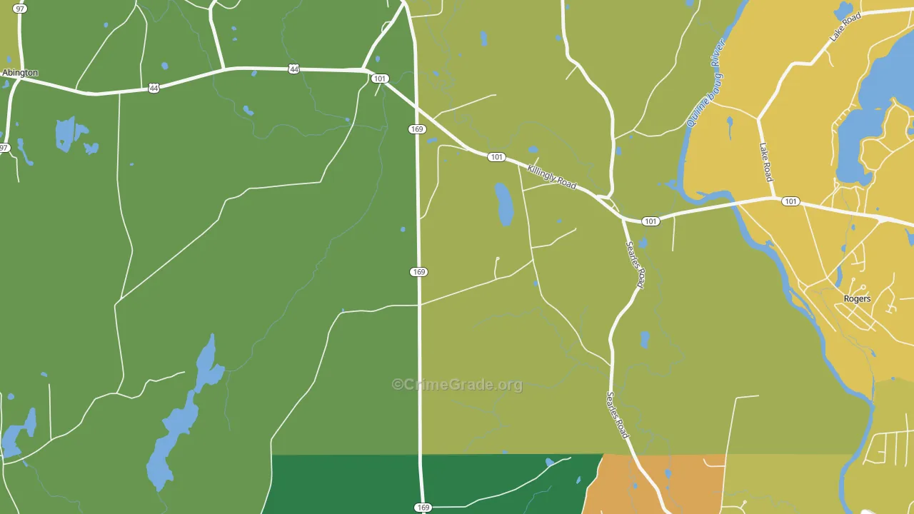Pomfret Landing, CT Map of Murder Rates