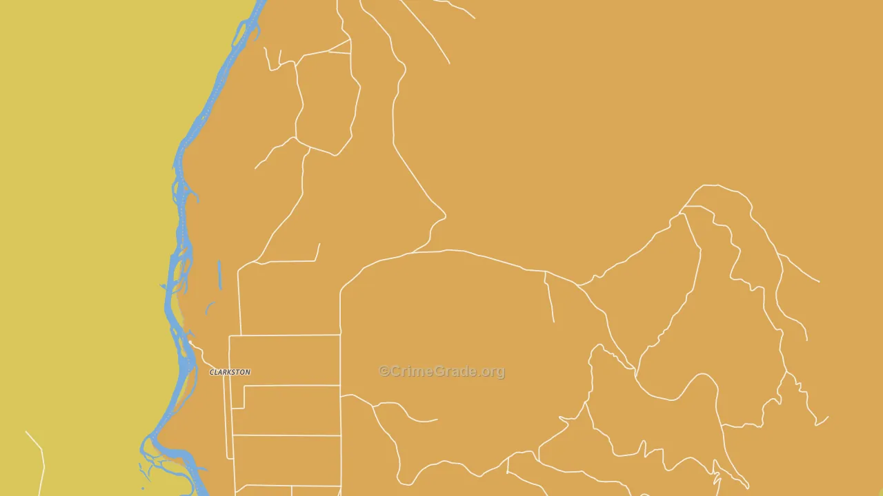 Ponderosa Pines, MT Map of Murder Rates