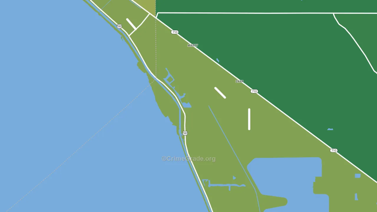 Port Mayaca, FL Map of Murder Rates