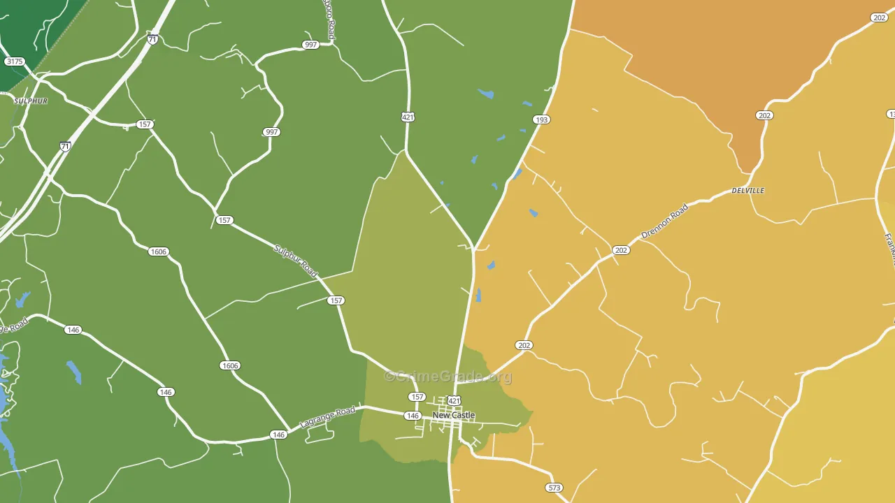 Port Royal, KY Map of Murder Rates