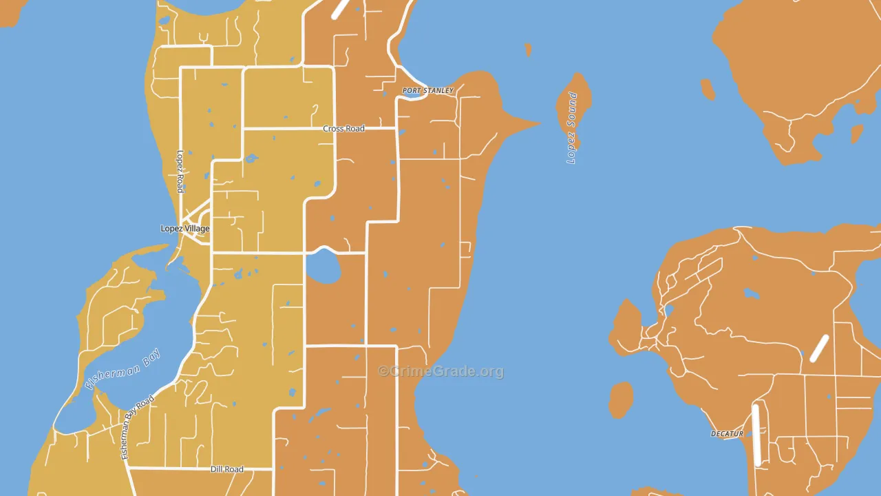 Port Stanley, WA Map of Murder Rates