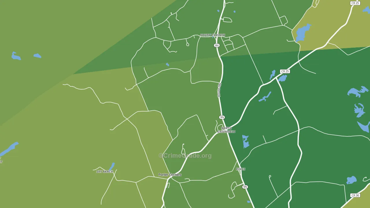 Porter Corners, NY Map of Murder Rates