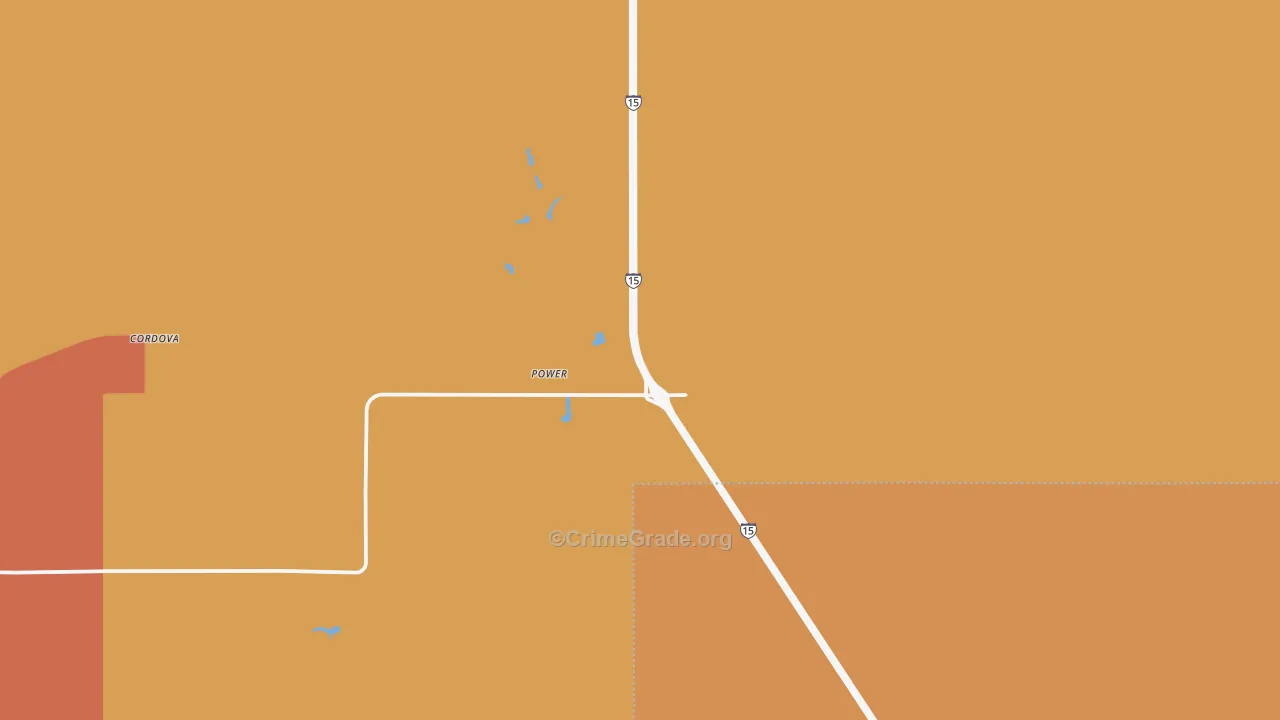 Power, MT Map of Murder Rates