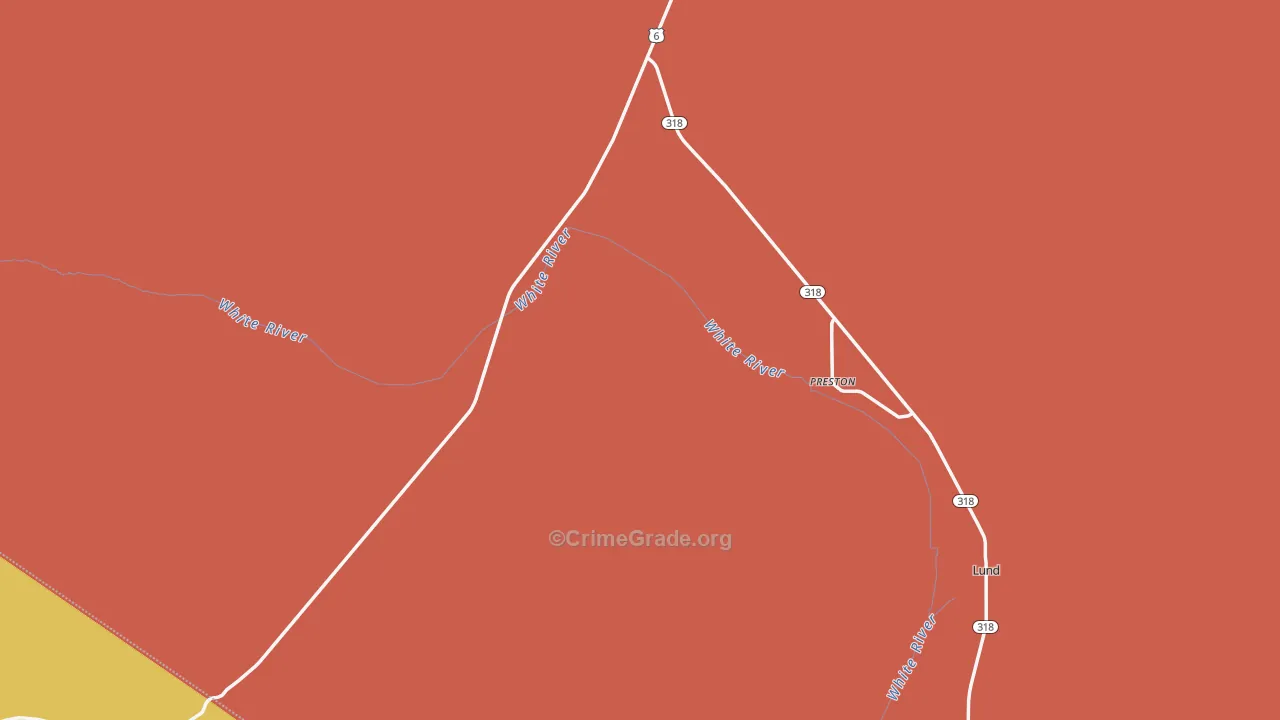 Preston, NV Map of Murder Rates