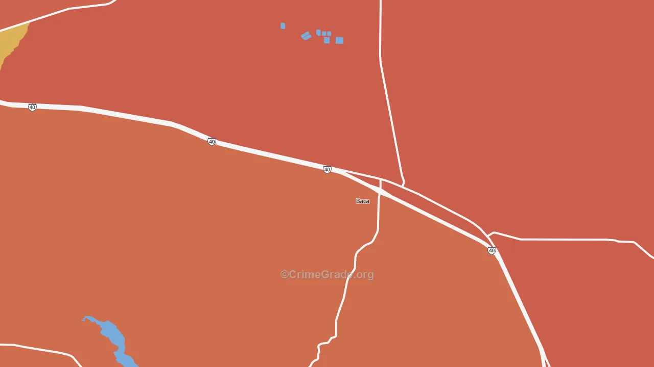 Prewitt, NM Map of Murder Rates