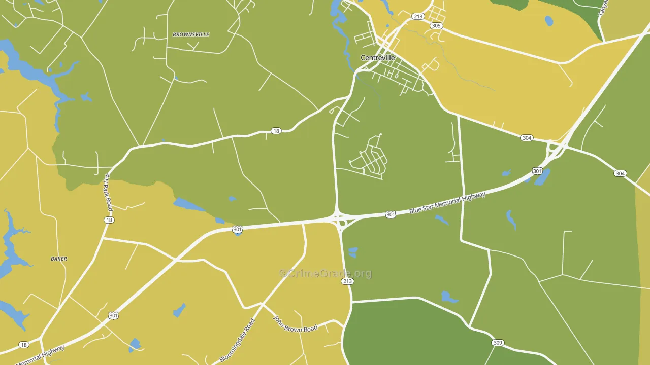 Price, MD Map of Murder Rates