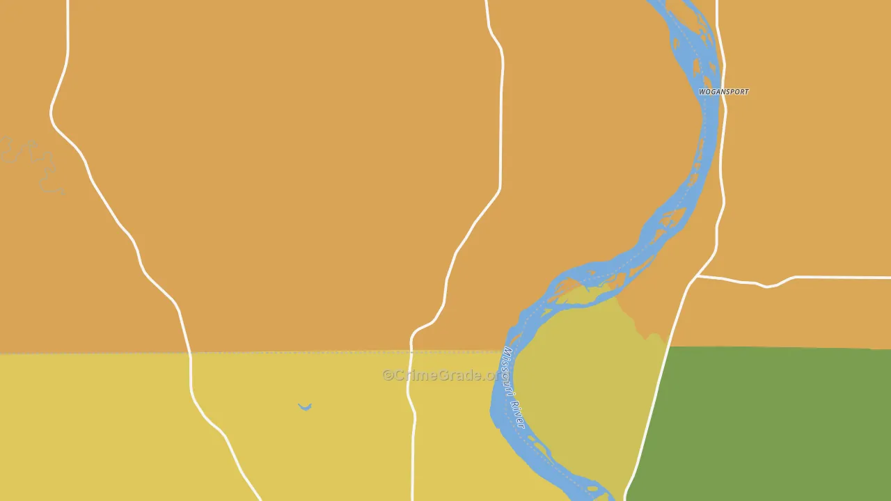 Price, ND Map of Murder Rates
