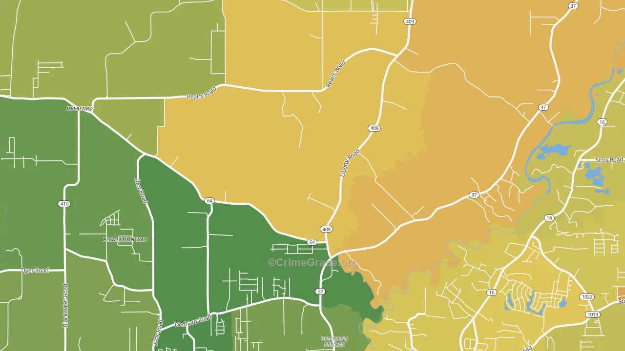 Pride, LA Map of Murder Rates