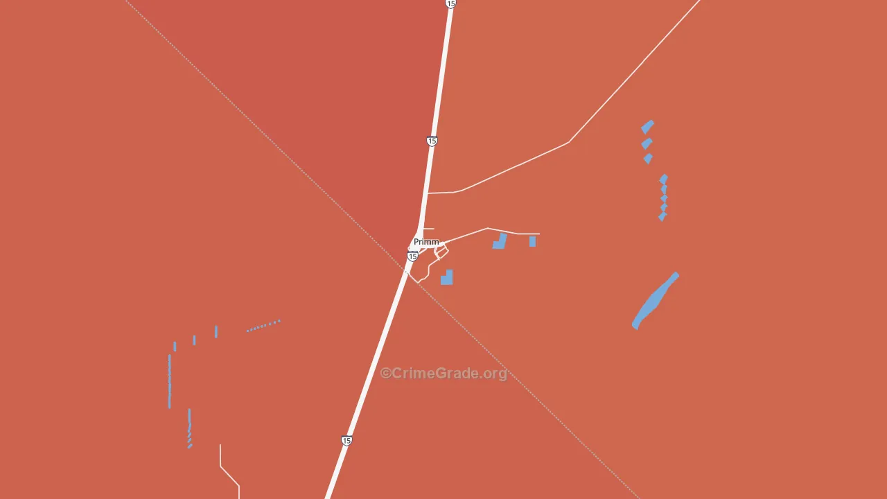 Primm, NV Map of Murder Rates