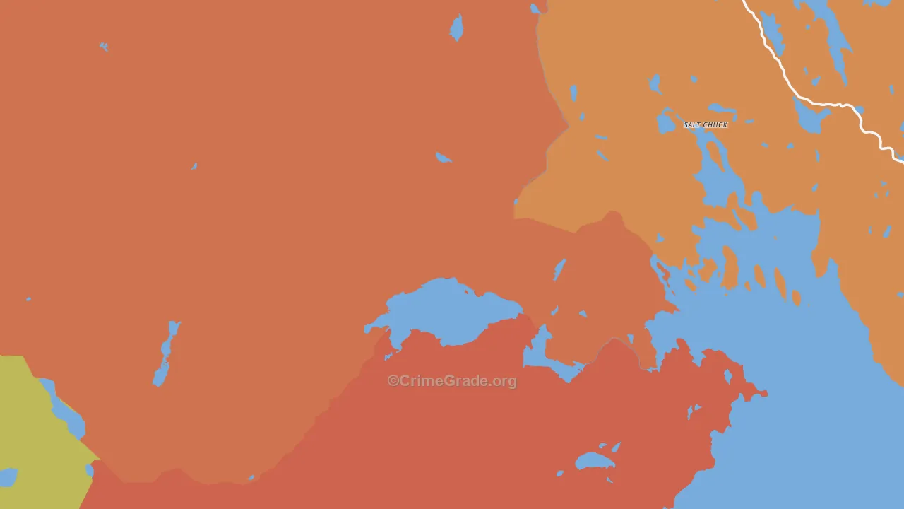 Prince of Wales-Hyder Census Area, AK Map of Murder Rates