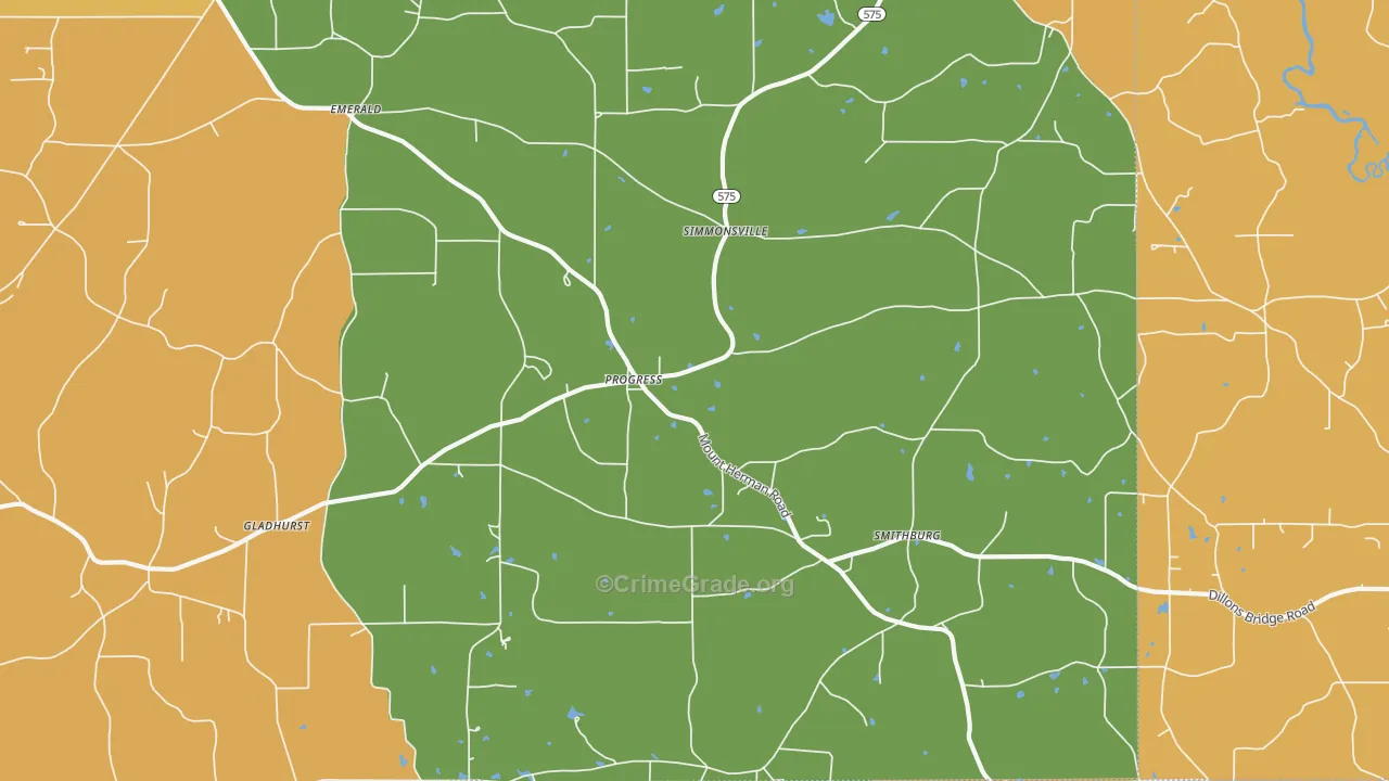 Progress, MS Map of Murder Rates