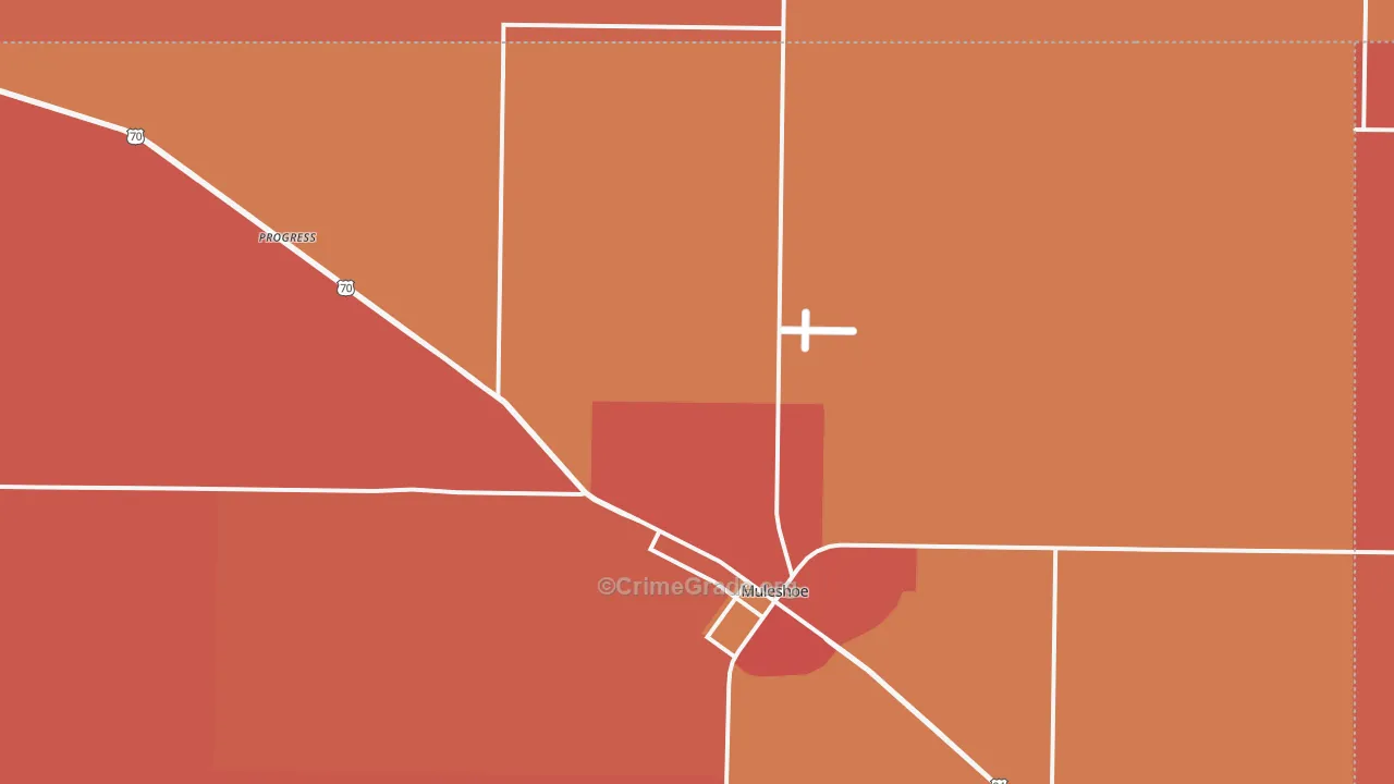 Progress, TX Map of Murder Rates