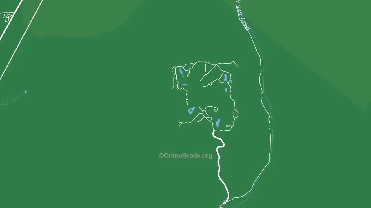 Pronghorn, OR Map of Murder Rates