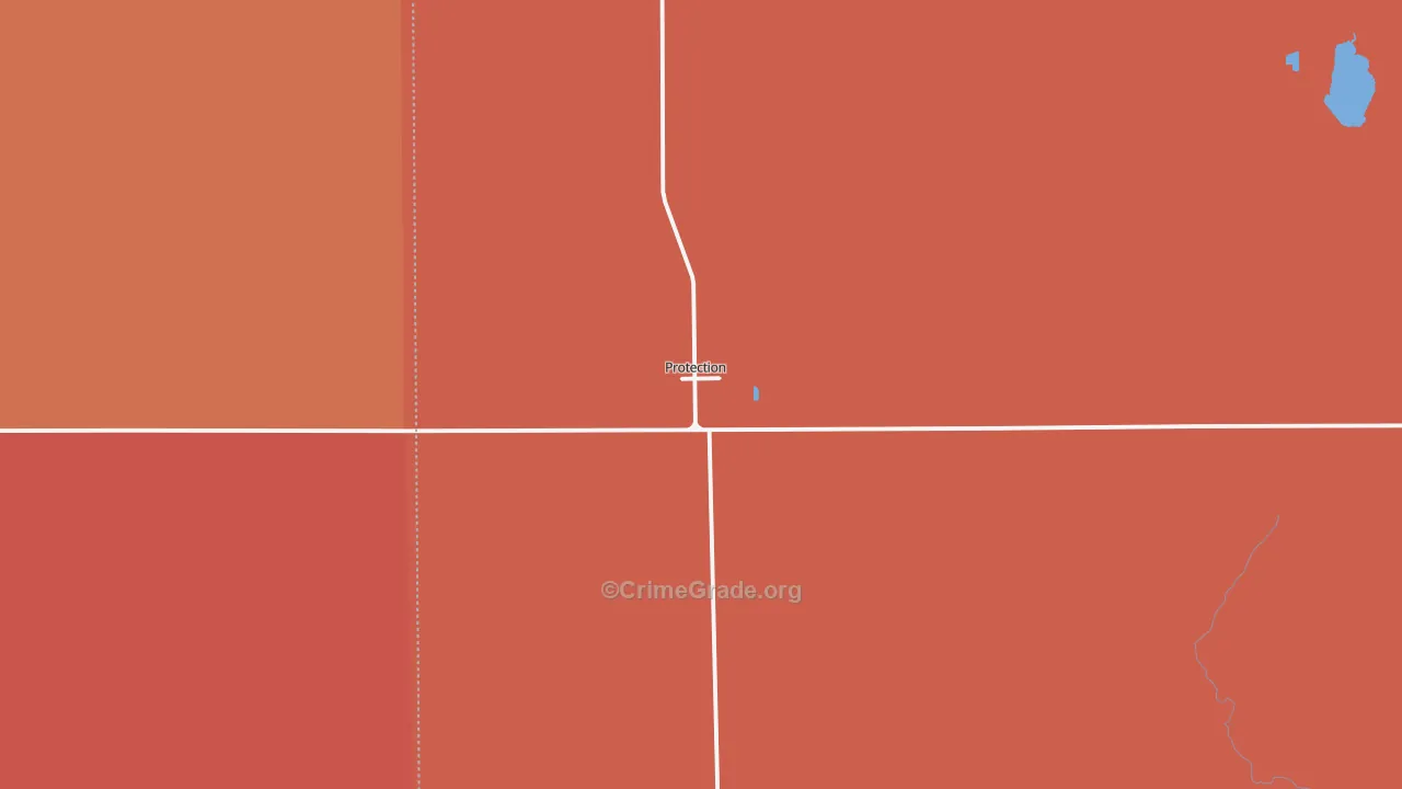 Protection, KS Map of Murder Rates